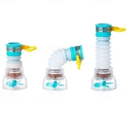 360 Rotatable Bent Water Saving Tap Aerator Diffuser Faucet Nozzle Filter Water Filter Swivel Head Kitchen Faucet Bubbler