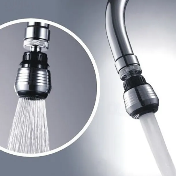 360 Rotate Water Saving Tap Bubbler Aerator Diffuser Swivel Faucet Nozzle Kitchen Bathroom Filter Nozzle Aerator