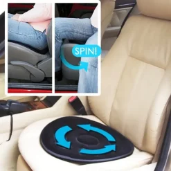 360 Rotating Seat Cushion for Car, Rotating Seat Cushion Elderly for Car, 360 Rotating Swivel Car Seat Non Slip Cushion