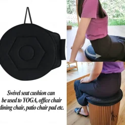 360 Rotating Seat Cushion for Car, Rotating Seat Cushion Elderly for Car, 360 Rotating Swivel Car Seat Non Slip Cushion