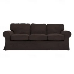 3 Seat Sofa Cover, 100 Cotton Couch Cover with 3 Cushion Cover and 3 Backrest Cover, Slipcover Washable Furniture Protector LITB PRIME cover Ektcover