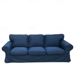 3 Seat Sofa Cover Couch Cover with 3 Cushion Cover and 3 Backrest Cover, Burgundy Red Slipcover Washable Furniture Protector LITB PRIME cover Ektcover