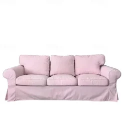 3 Seat Sofa Cover Couch Cover with 3 Cushion Cover and 3 Backrest Cover, Burgundy Red Slipcover Washable Furniture Protector LITB PRIME cover Ektcover