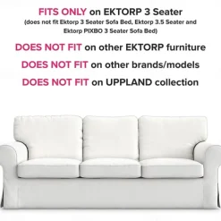 3 Seat Sofa Cover Couch Cover with 3 Cushion Cover and 3 Backrest Cover, Burgundy Red Slipcover Washable Furniture Protector LITB PRIME cover Ektcover