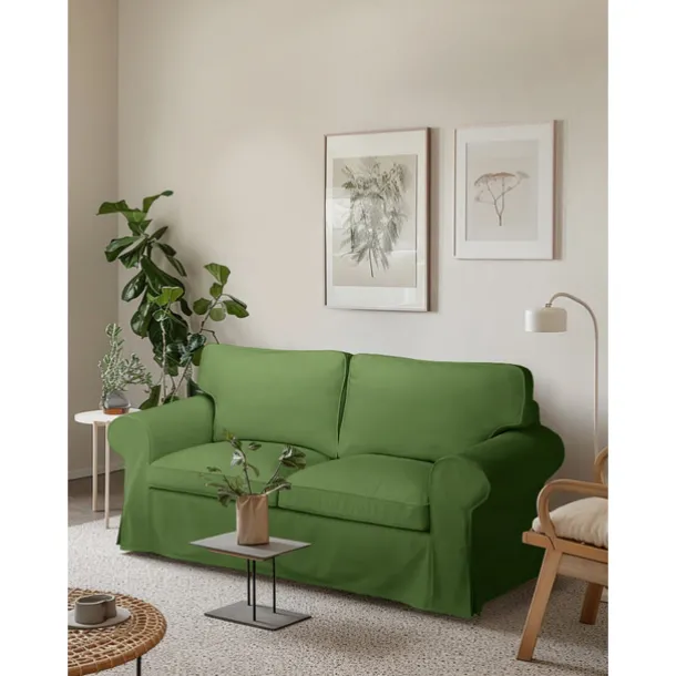 2 Seat Sofa Cover or 2 Seat Sofa Bed Cover with Cushion Covers and Backrest Covers For Ektorp Couch Slipcover Washable Furniture Protector LITB PRIME cover Ektcover