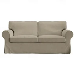 2 Seat Sofa Cover or 2 Seat Sofa Bed Cover with Cushion Covers and Backrest Covers For Ektorp Couch Slipcover Washable Furniture Protector LITB PRIME cover Ektcover