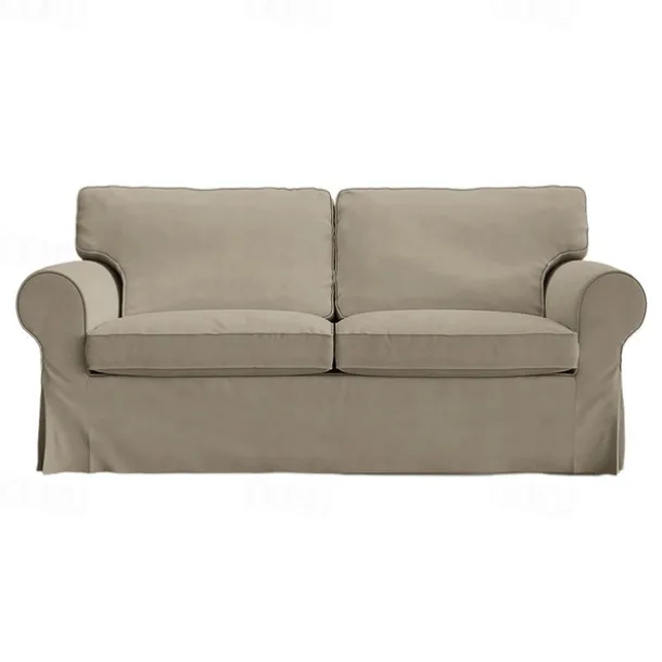 2 Seat Sofa Cover or 2 Seat Sofa Bed Cover with Cushion Covers and Backrest Covers For Ektorp Couch Slipcover Washable Furniture Protector LITB PRIME cover Ektcover