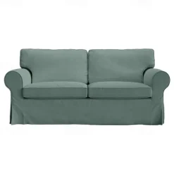 2 Seat Sofa Cover or 2 Seat Sofa Bed Cover with Cushion Covers and Backrest Covers For Ektorp Couch Slipcover Washable Furniture Protector LITB PRIME cover Ektcover