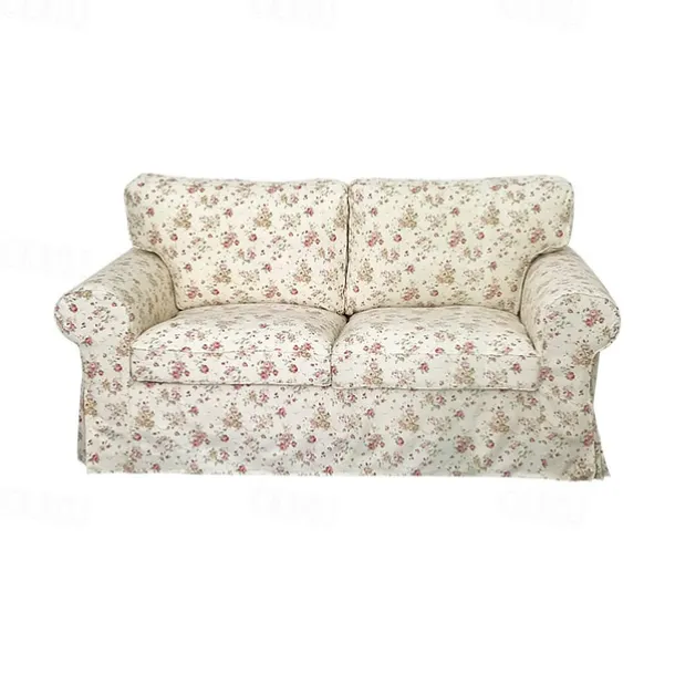 2 Seat Sofa Cover or 2 Seat Sofa Bed Cover with Cushion Covers and Backrest Covers For Ektorp Couch Slipcover Washable Furniture Protector LITB PRIME cover Ektcover