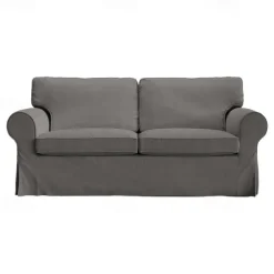 2 Seat Sofa Cover or 2 Seat Sofa Bed Cover with Cushion Covers and Backrest Covers For Ektorp Couch Slipcover Washable Furniture Protector LITB PRIME cover Ektcover