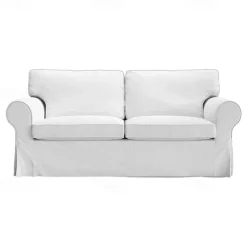 2 Seat Sofa Cover or 2 Seat Sofa Bed Cover with Cushion Covers and Backrest Covers For Ektorp Couch Slipcover Washable Furniture Protector LITB PRIME cover Ektcover