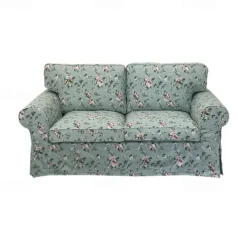 2 Seat Sofa Cover or 2 Seat Sofa Bed Cover with Cushion Covers and Backrest Covers For Ektorp Couch Slipcover Washable Furniture Protector LITB PRIME cover Ektcover