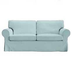 2 Seat Sofa Cover or 2 Seat Sofa Bed Cover with Cushion Covers and Backrest Covers For Ektorp Couch Slipcover Washable Furniture Protector LITB PRIME cover Ektcover