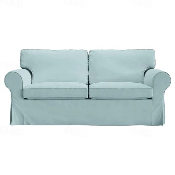 2 Seat Sofa Cover or 2 Seat Sofa Bed Cover with Cushion Covers and Backrest Covers For Ektorp Couch Slipcover Washable Furniture Protector LITB PRIME cover Ektcover