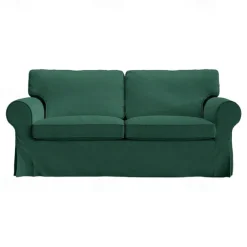 2 Seat Sofa Cover or 2 Seat Sofa Bed Cover with Cushion Covers and Backrest Covers For Ektorp Couch Slipcover Washable Furniture Protector LITB PRIME cover Ektcover