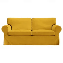 2 Seat Sofa Cover or 2 Seat Sofa Bed Cover with Cushion Covers and Backrest Covers For Ektorp Couch Slipcover Washable Furniture Protector LITB PRIME cover Ektcover