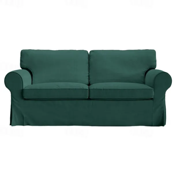 2 Seat Sofa Cover or 2 Seat Sofa Bed Cover with Cushion Covers and Backrest Covers For Ektorp Couch Slipcover Washable Furniture Protector LITB PRIME cover Ektcover