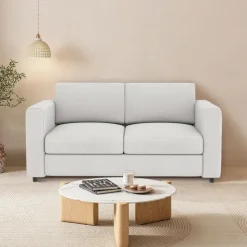 2 Seat Sofa Cover Solid Color Slipcovers VIMcover LITB PRIME cover