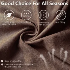 2 Seater Recliner Covers Stretch Love Seat Reclining Sofa Cover, Like Leather Couch Slipcover with Elastic Loop, Anti-cat Scratch Furniture Protector for Dogs Pet