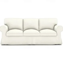 3 Seater Sofa Cover, Cotton Couch Cover with 3 Cushion Cover and 3 Backrest Cover For Ektorp Slipcover Washable Furniture Protector LITB PRIME cover Ektcover