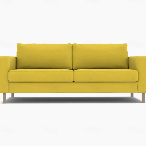 3 Seater Velvet Sofa Cover Solid Color Quilted Velvet Slipcovers KARLcover LITB PRIME cover