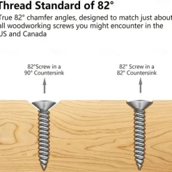 1 Set, Countersink Drill Bit Set, 6pcs Free Replaceable HSS Drill Bits For Wood Quick-Change Chamfered Adjustable Drilling Tool Kit On Pilot Counter Sink Holes For Woodworking