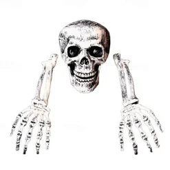 1 set Halloween Decorations Halloween Entertaining, Holiday Decorations Party Garden Wedding Decoration 13.5X18.5/9.5X37 cm Halloween Skeleton Decoration