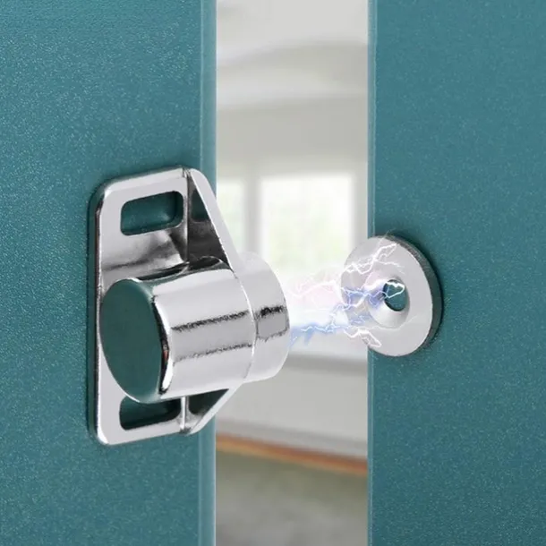 1 Set, Magnet Cabinet Door Catch, Magnetic Furniture Door Stopper, Strong Powerful Neodymium Magnets Latch Cabinet Catches Furniture Accessories