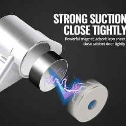 1 Set, Magnet Cabinet Door Catch, Magnetic Furniture Door Stopper, Strong Powerful Neodymium Magnets Latch Cabinet Catches Furniture Accessories