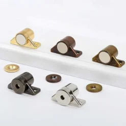 1 Set, Magnet Cabinet Door Catch, Magnetic Furniture Door Stopper, Strong Powerful Neodymium Magnets Latch Cabinet Catches Furniture Accessories