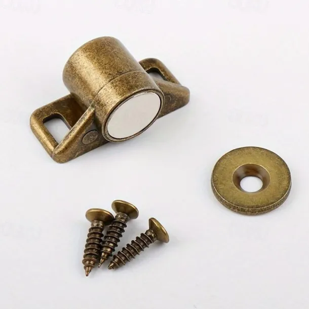 1 Set, Magnet Cabinet Door Catch, Magnetic Furniture Door Stopper, Strong Powerful Neodymium Magnets Latch Cabinet Catches Furniture Accessories