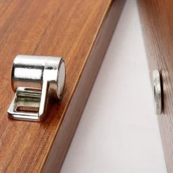 1 Set, Magnet Cabinet Door Catch, Magnetic Furniture Door Stopper, Strong Powerful Neodymium Magnets Latch Cabinet Catches Furniture Accessories