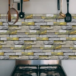 6/12/36 Sheets White Tile Stickers, Peel and Stick Vinyl Backsplash Tiles Self Adhesive Waterproof Oilproof Tiles Retro Style DIY Home Decor for Kitchen Bathroom