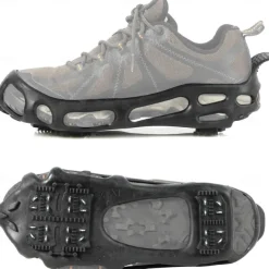 24 Tooth Spikes Crampons Anti-Slip Shoe Covers - Perfect for Winter Traction & Snow Walking Hiking Outdoors