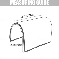 100% Waterproof Armrest Covers Backrest Set,Quilted Couch Arm Cover with One Side Pocket for 1/2/3 Recliner Seat Headrest Covers, Non-Slip Furniture Protector for Sofa Recliner Chair