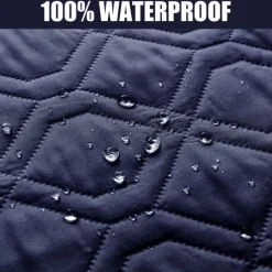 100% Waterproof Armrest Covers Backrest Set,Quilted Couch Arm Cover with One Side Pocket for 1/2/3 Recliner Seat Headrest Covers, Non-Slip Furniture Protector for Sofa Recliner Chair