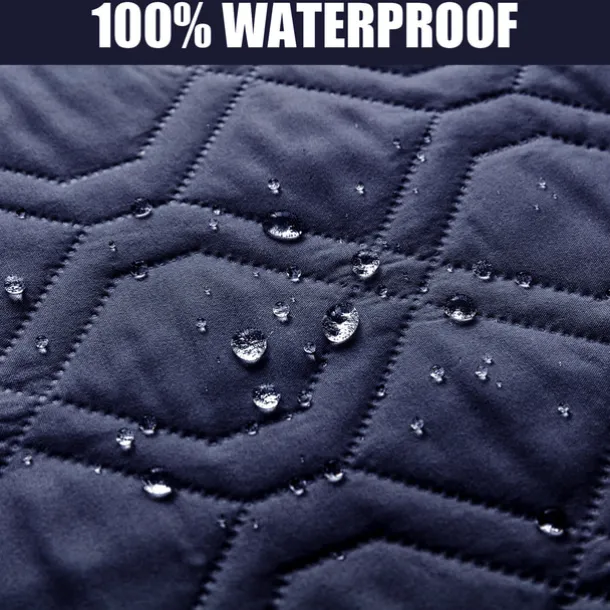 100% Waterproof Armrest Covers Backrest Set,Quilted Couch Arm Cover with One Side Pocket for 1/2/3 Recliner Seat Headrest Covers, Non-Slip Furniture Protector for Sofa Recliner Chair