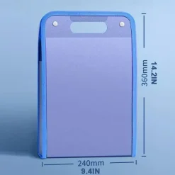 A4 File Folder Organizer,Back to School 13 Pockets Expanding Accordion Document Holder, Student Exam Paper Storage Bag