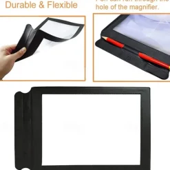 A4 Lenses Large Sheet Magnifier Magnifying Glass Book Reading Lens Page Glass Lens Magnification Aid Fresnel Lentes Magnifier