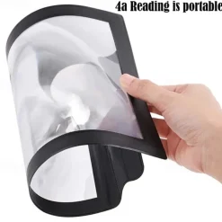 A4 Lenses Large Sheet Magnifier Magnifying Glass Book Reading Lens Page Glass Lens Magnification Aid Fresnel Lentes Magnifier