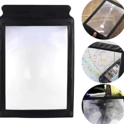 A4 Lenses Large Sheet Magnifier Magnifying Glass Book Reading Lens Page Glass Lens Magnification Aid Fresnel Lentes Magnifier
