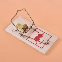 A Special Wooden Device for Catching Mice Tailored for Household Use