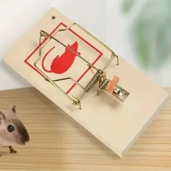 A Special Wooden Device for Catching Mice Tailored for Household Use