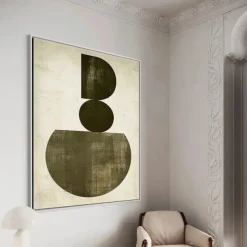 Abstract Brown Oil Painting on Canvas handmade Abstract Modern Hand Painting Wall Art hand Painted modern stone painting On Canvas painting abstract painting