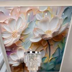 Abstract 3D Wallpaper Traditional Chinese Painting Home Decoration Wall Mural Roll Peel and Stick Removable PVC/Vinyl Material Self Adhesive/Adhesive Required Wall Decor for Living Room