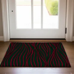 Abstract Line Doormat Floor Mats Washable Rugs Kitchen Mat Non-Slip Oil Proof Rug Indoor Outdoor Mat Bedroom Decor Bathroom Mat Entrance Rug
