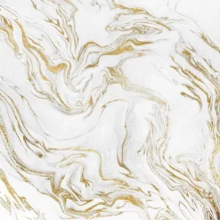 Abstract Marble Wallpaper Mural White Marble Wall Covering Sticker Peel and Stick Removable PVC/Vinyl Material Self Adhesive/Adhesive Required Wall Decor for Living Room, Kitchen, Bathroom