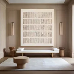 Abstract oil painting hand painted Beige Brown and Green Painting handmade Brown wabi sabi artwork oil painting hand painted Textured Oil Painting Beige Oil Painting Abstract Canvas Art Modern decor