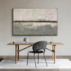 Abstract oil painting large hand painted Beige Painting handmade wabi sabi artwork oil painting hand painted Textured grey Oil Painting Beige Oil Painting Abstract Canvas Art Modern decoration