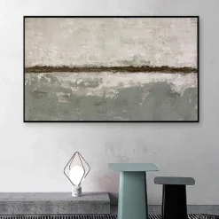 Abstract oil painting large hand painted Beige Painting handmade wabi sabi artwork oil painting hand painted Textured grey Oil Painting Beige Oil Painting Abstract Canvas Art Modern decoration